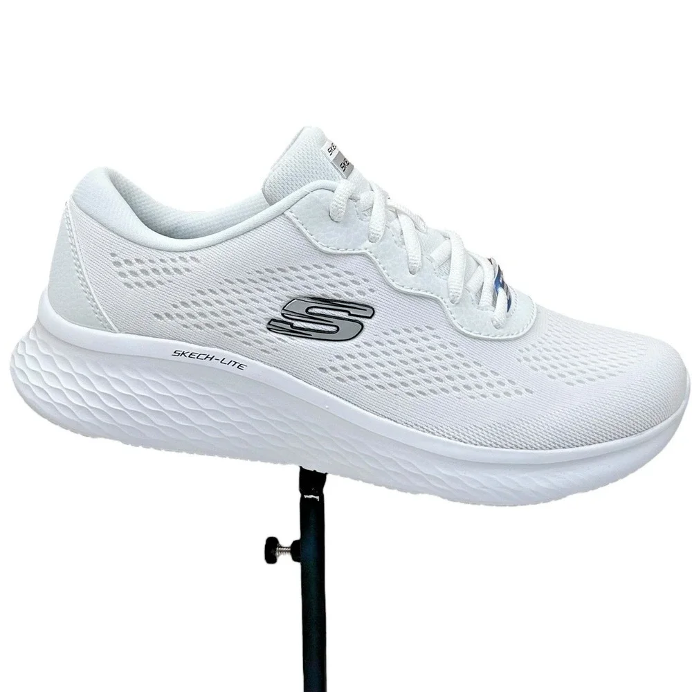 Skechers Skech-Lite Pro Women's Vegan Sneaker Size 8.5 White Memory Foam Insole